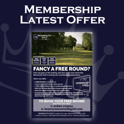 Monmouth Golf Membership Latest Offer